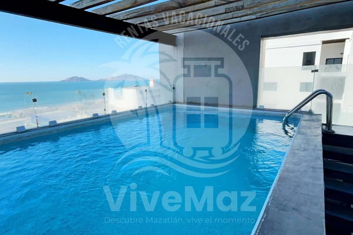 Paraiso Costero Con Vista Al Mar ماساتلان شقة